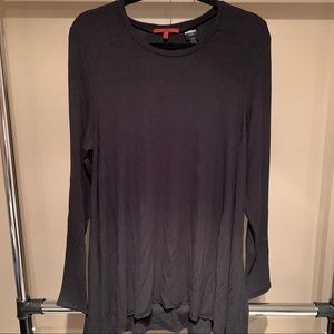 BKE Red Longsleeve Ribbed Top - Size XL